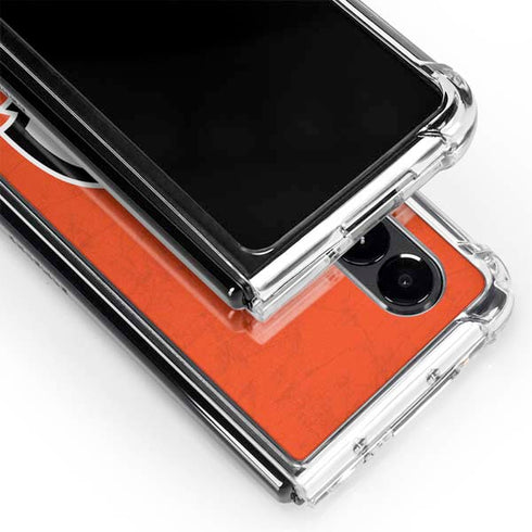 NFL Cincinnati Bengals - Alternate Distressed Galaxy Z Fold4 5G Clear Case